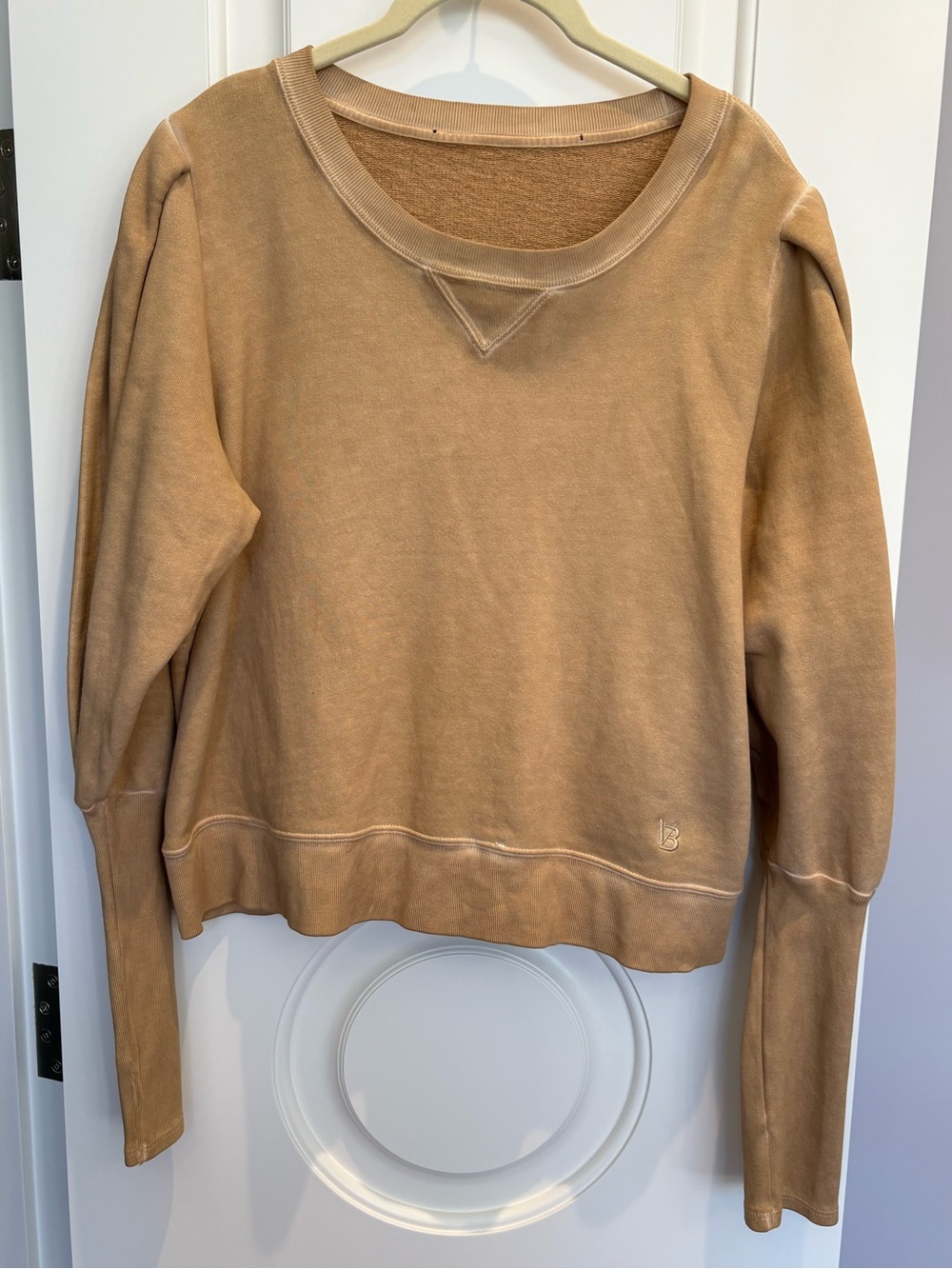 Veronica Beard Camel Crewneck Pullover